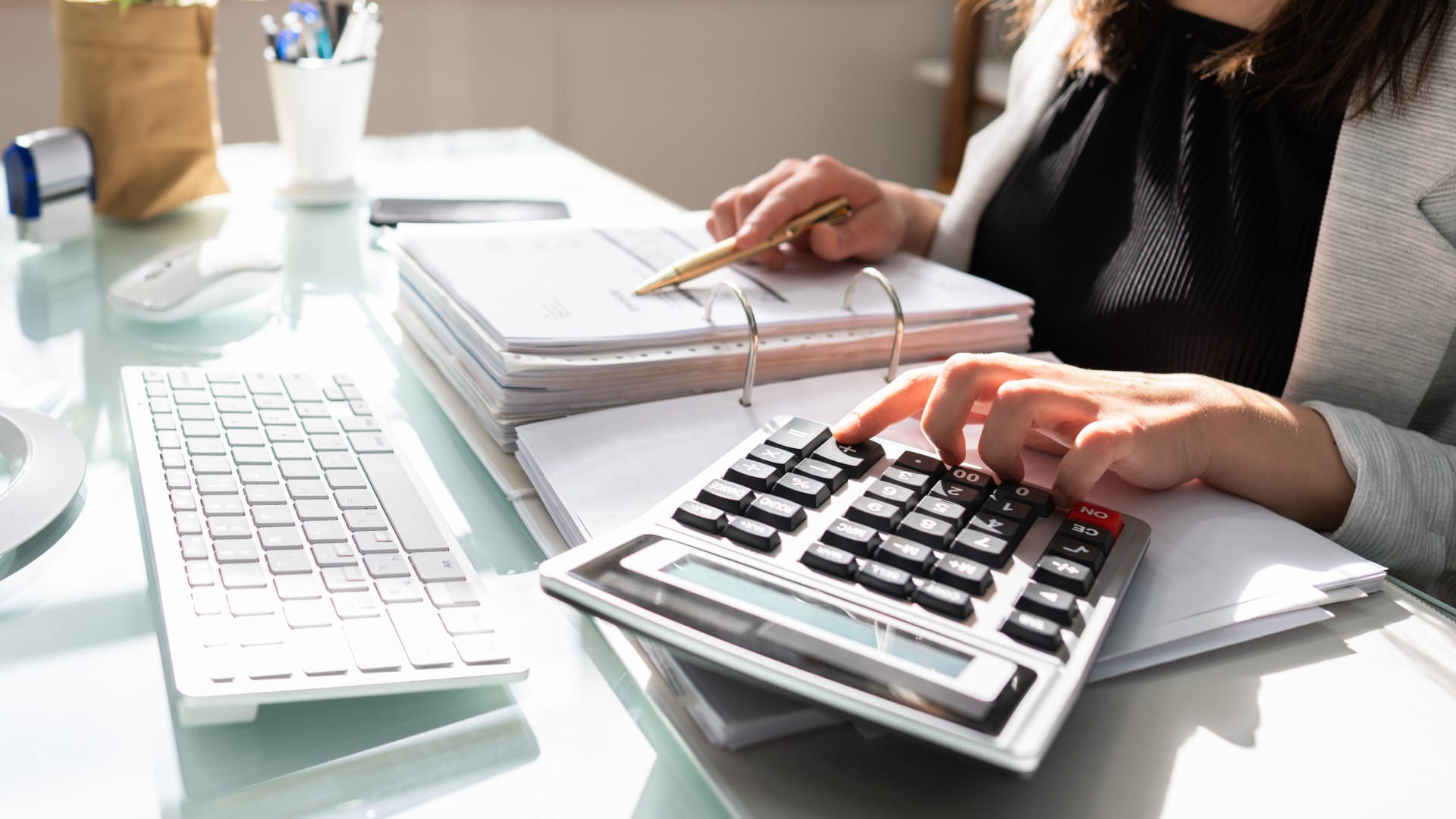 Professional Accountant Woman In Office