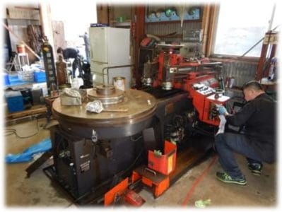 【水害】建築資材工場における機械設備の汚染除去(工場浸水・除染・防さび)